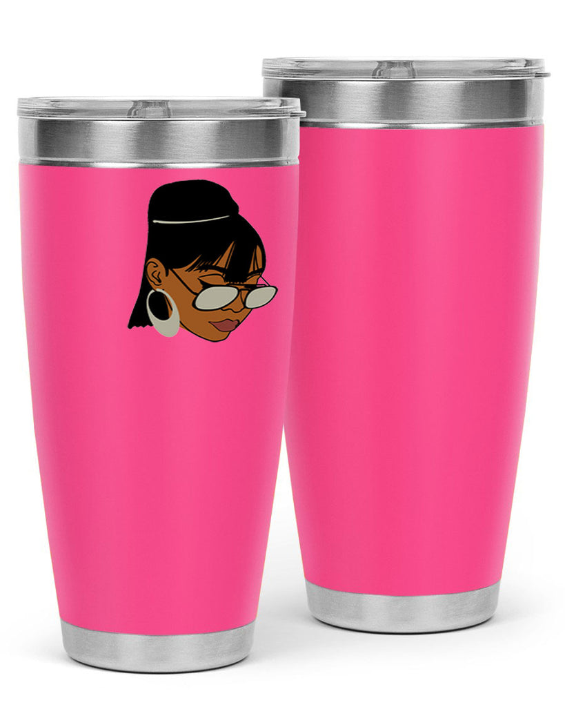 black afro 40#- women-girls- Tumbler