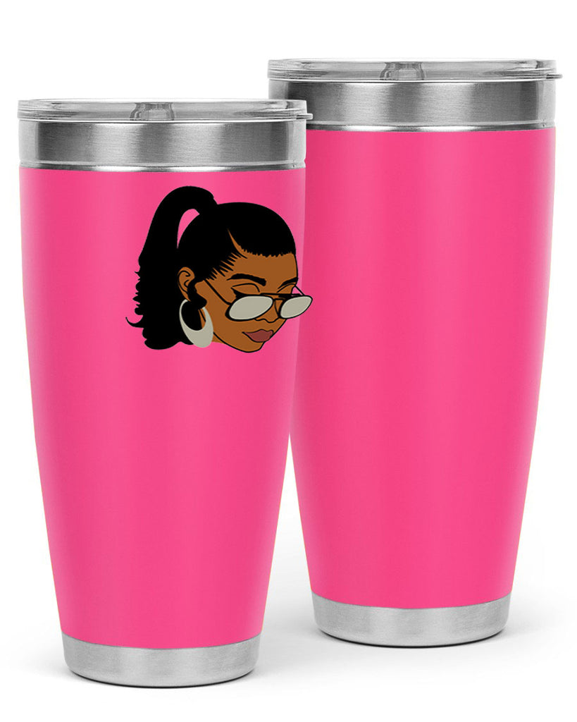 black afro 42#- women-girls- Tumbler