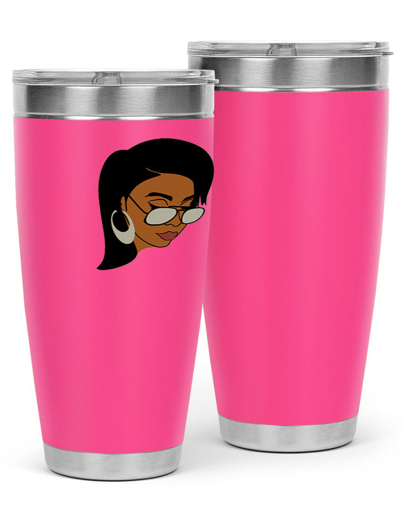 black afro 48#- women-girls- Tumbler