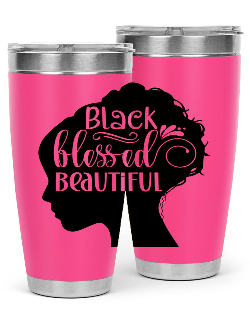 black blessed beautiful Style 62#- women-girls- Tumbler