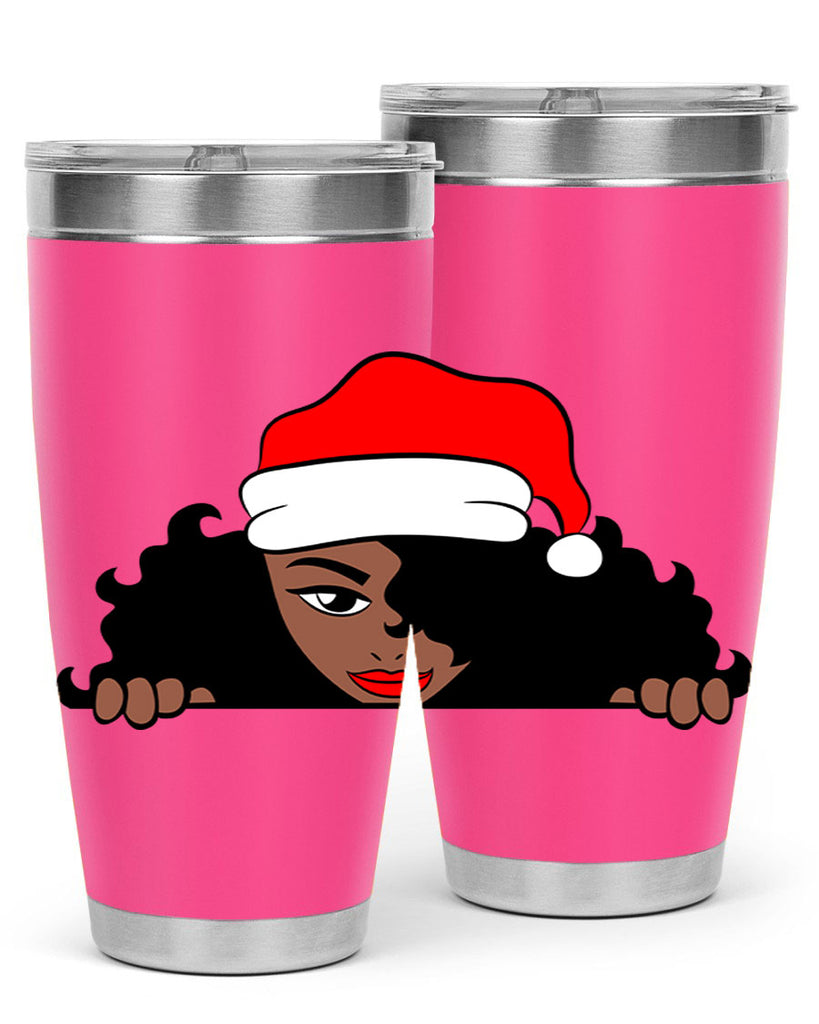 peekaboo santa girl 22#- women-girls- Tumbler
