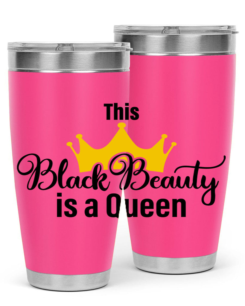 this black beauty is a queen Style 3#- women-girls- Tumbler