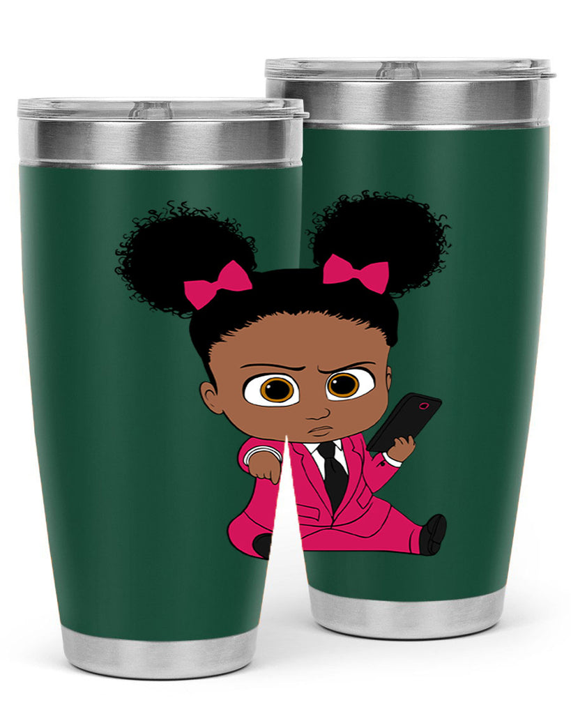 Black girl style 3#- women-girls- Tumbler