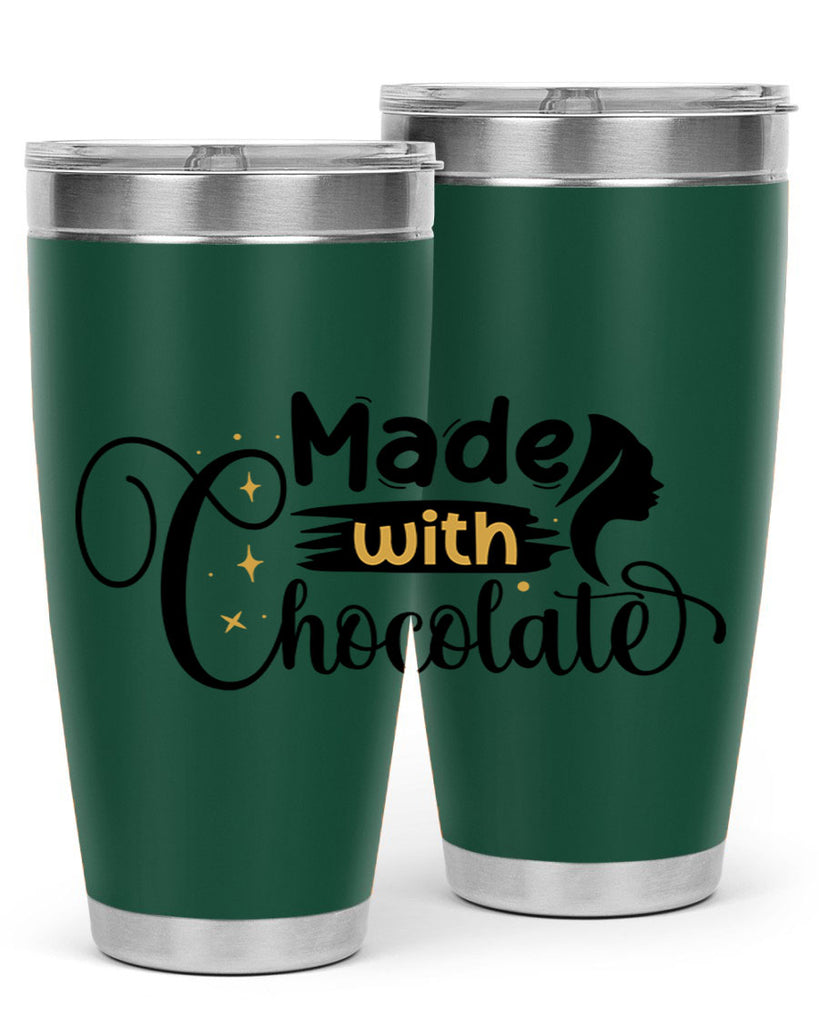 Made with chocolate Style 24#- women-girls- Tumbler
