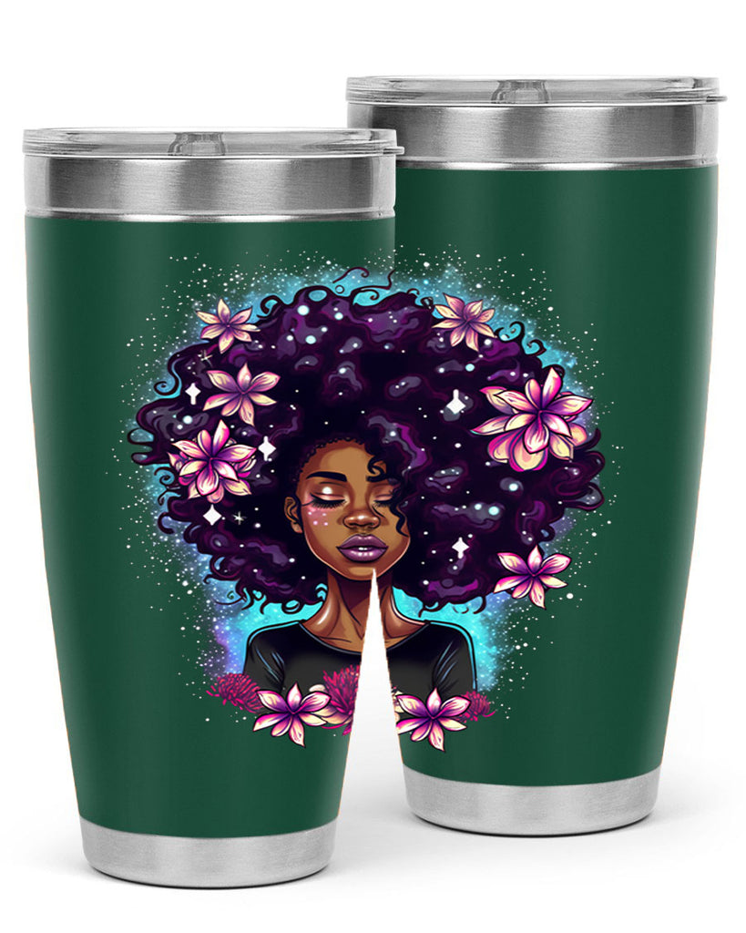 Sparkling Black Girl Design 3#- women-girls- Tumbler