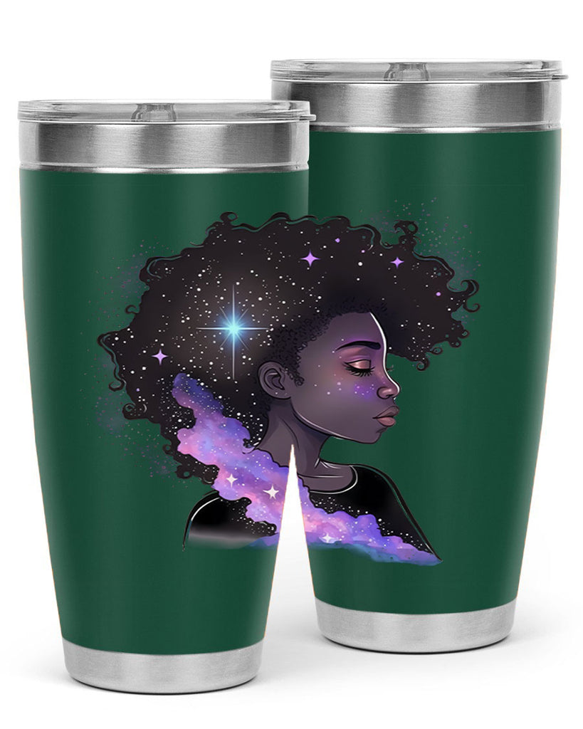 Sparkling Black Girl Design 4#- women-girls- Tumbler