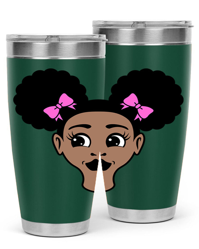 afro puffs girl 76#- women-girls- Tumbler