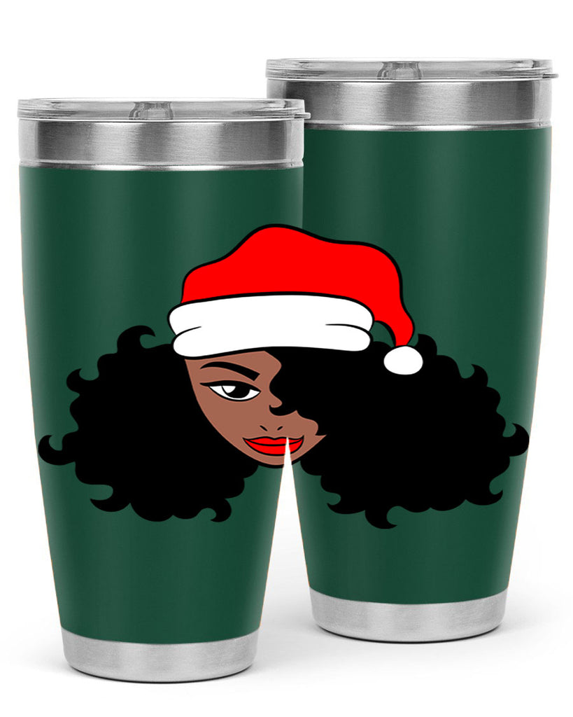 afro santa claus girl 71#- women-girls- Tumbler