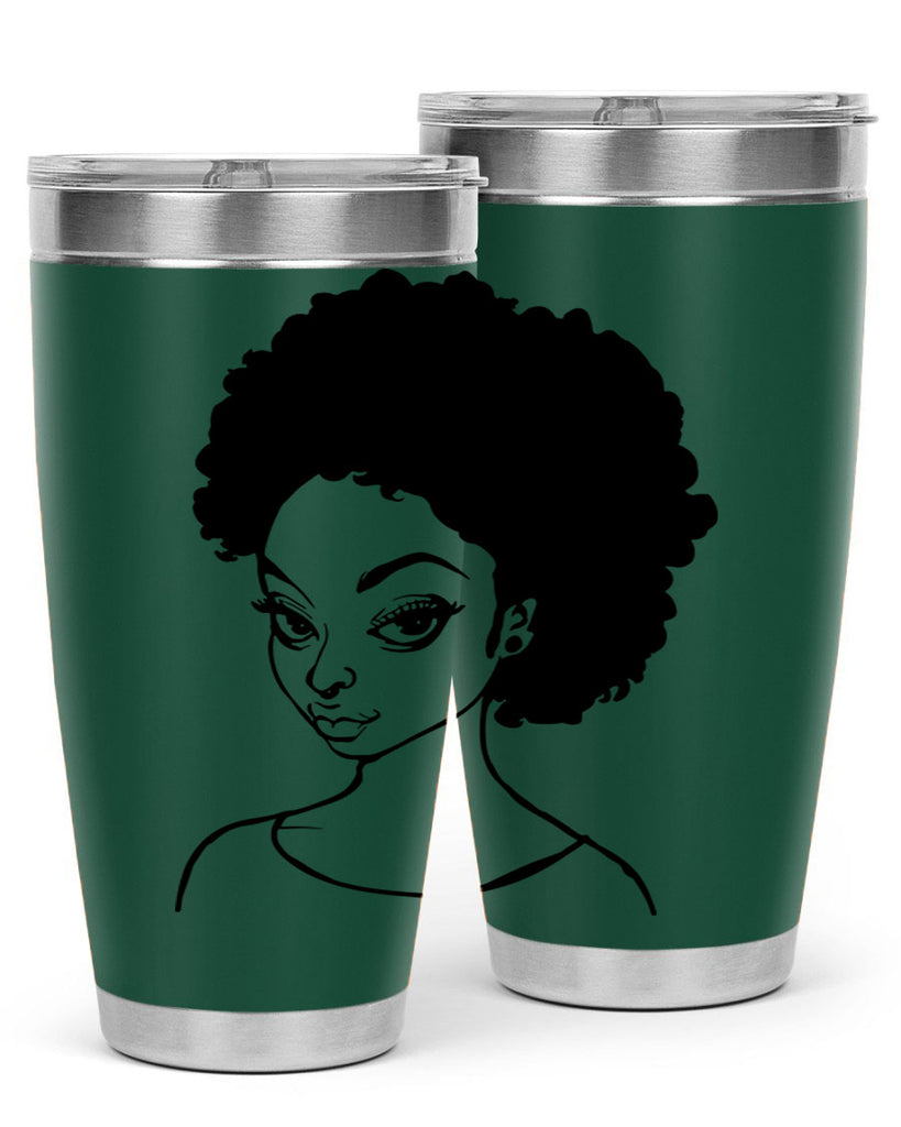 afro woman girl lady 68#- women-girls- Tumbler
