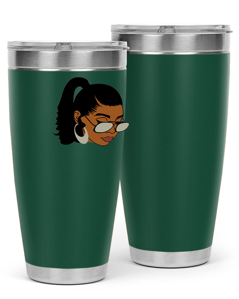 black afro 42#- women-girls- Tumbler