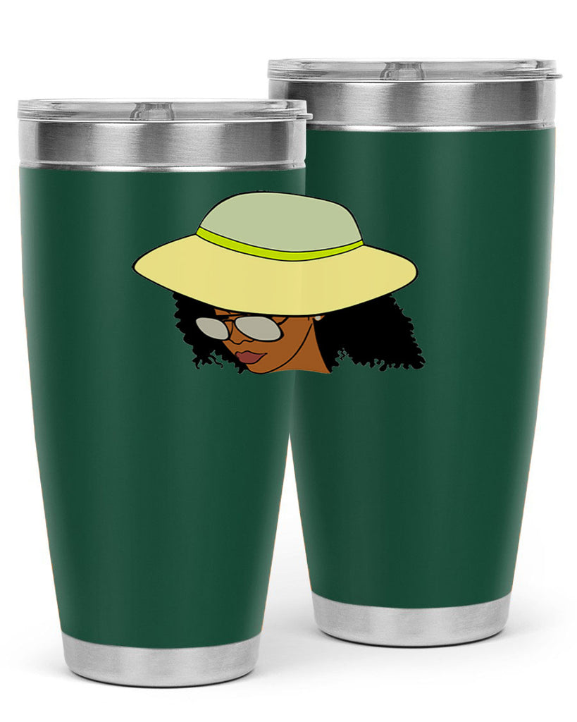 black afro 45#- women-girls- Tumbler