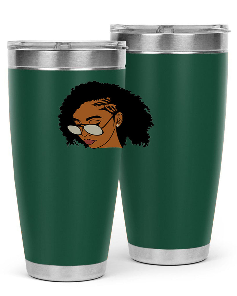 black afro 47#- women-girls- Tumbler