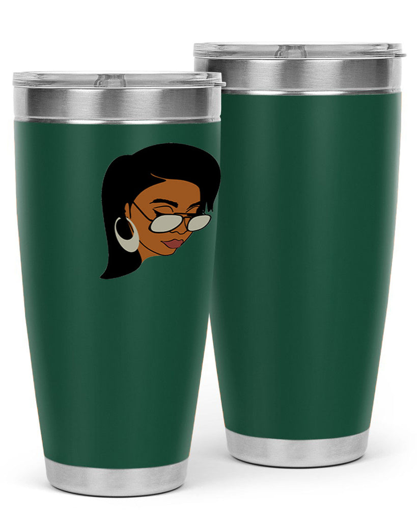 black afro 48#- women-girls- Tumbler