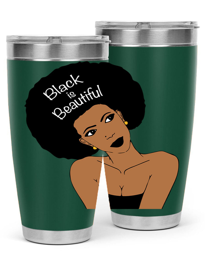 black is beautiful 13#- women-girls- Tumbler