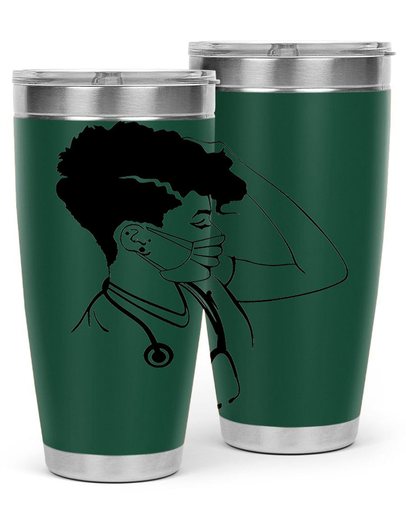 black nurse 3#- women-girls- Tumbler