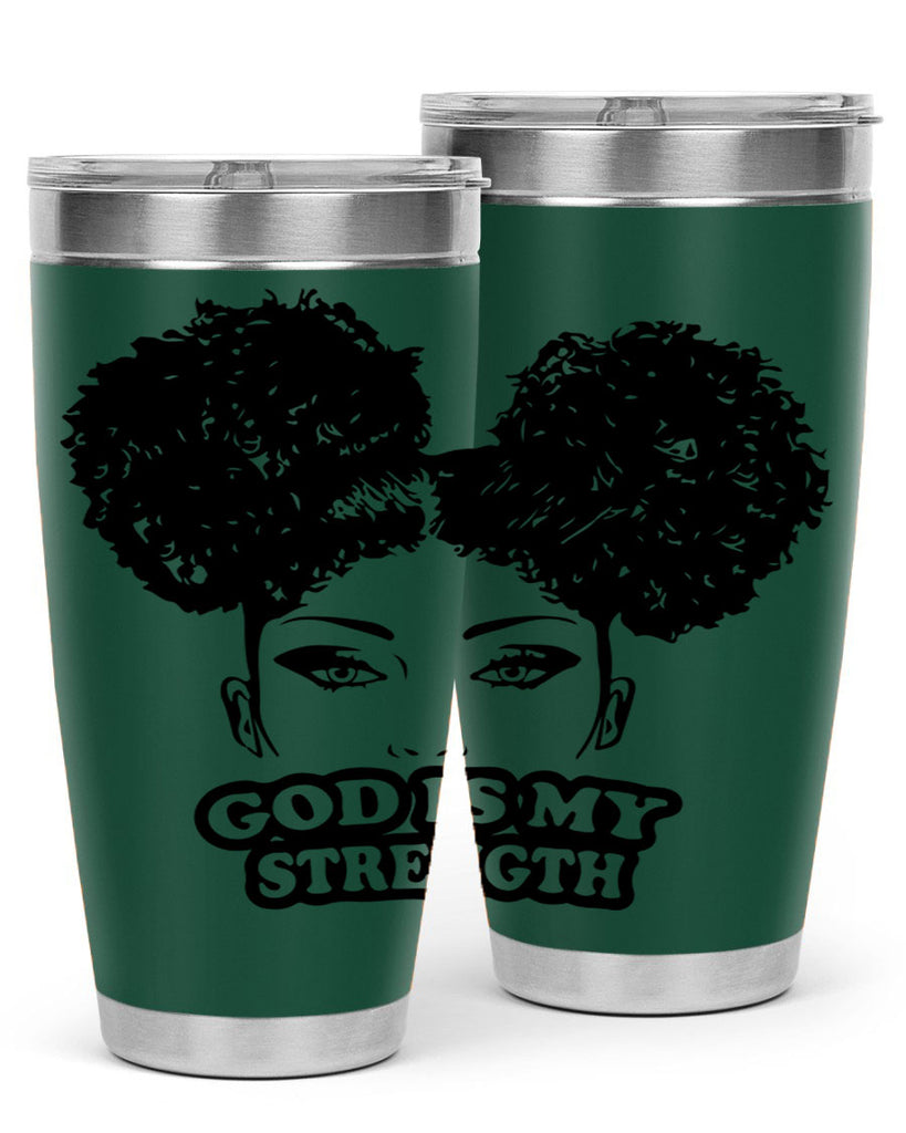 god is my strength 2#- women-girls- Tumbler
