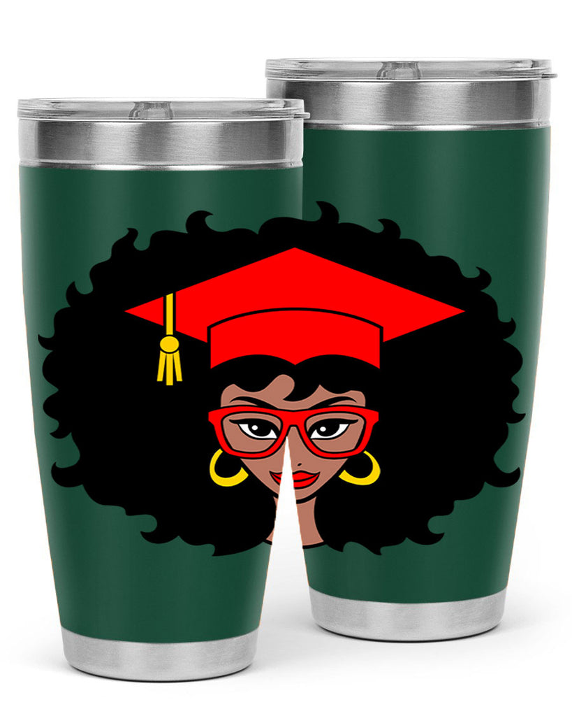 graduation black woman 32#- women-girls- Tumbler