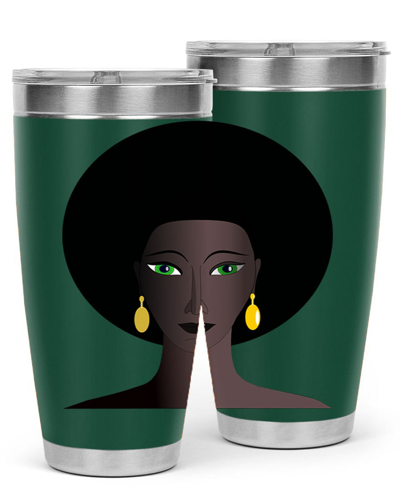 machovka black woman with green eyes 27#- women-girls- Tumbler