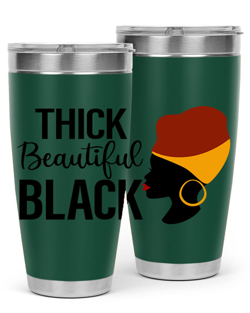 thick beautiful black Style 4#- women-girls- Tumbler