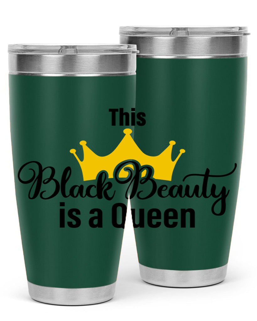 this black beauty is a queen Style 3#- women-girls- Tumbler