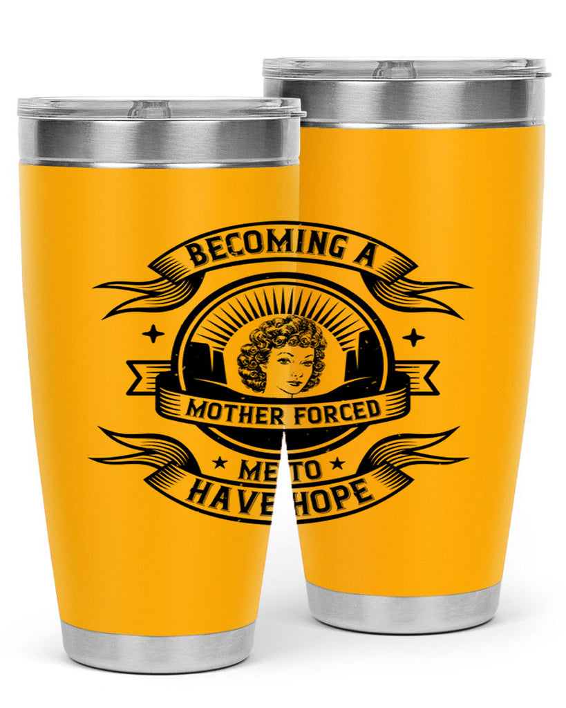Becoming a mother forced me to have hope Style 28#- afro- Tumbler