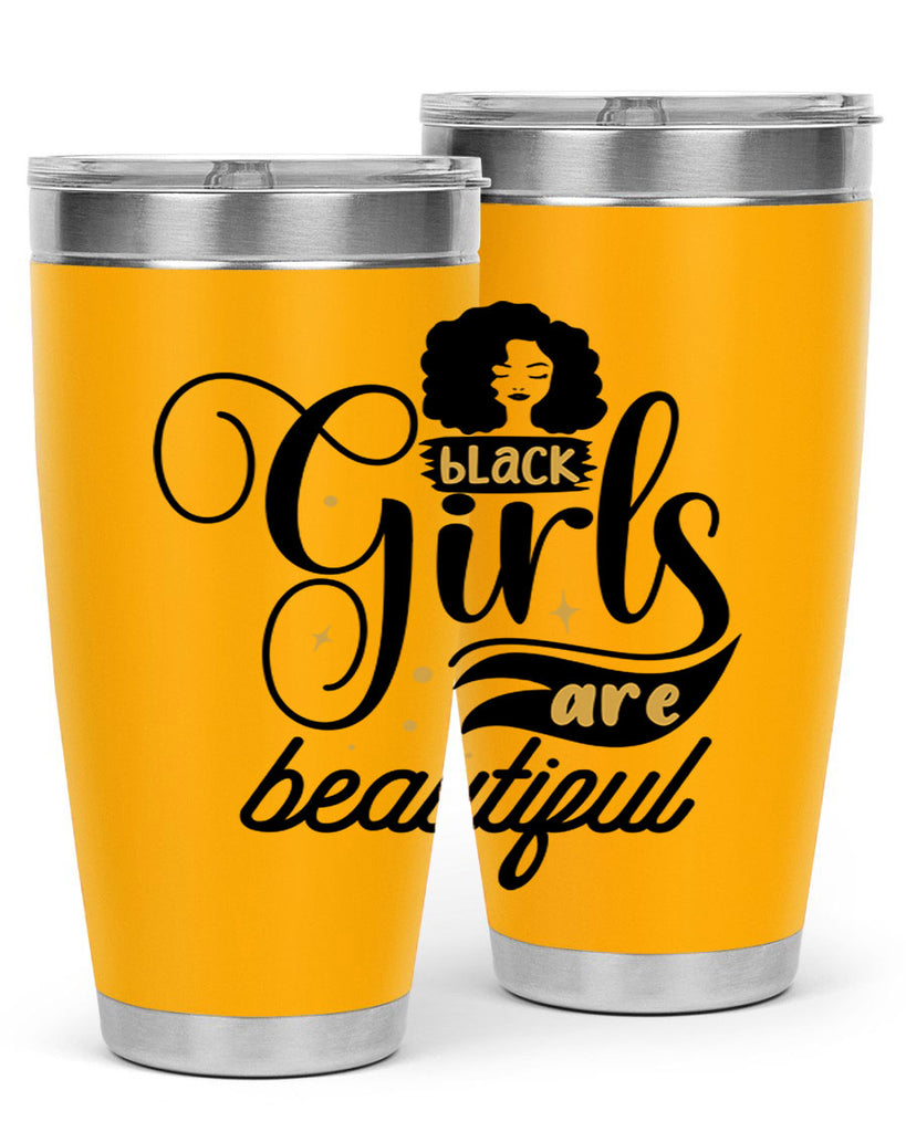 Black girls are beautiful Style 58#- women-girls- Tumbler
