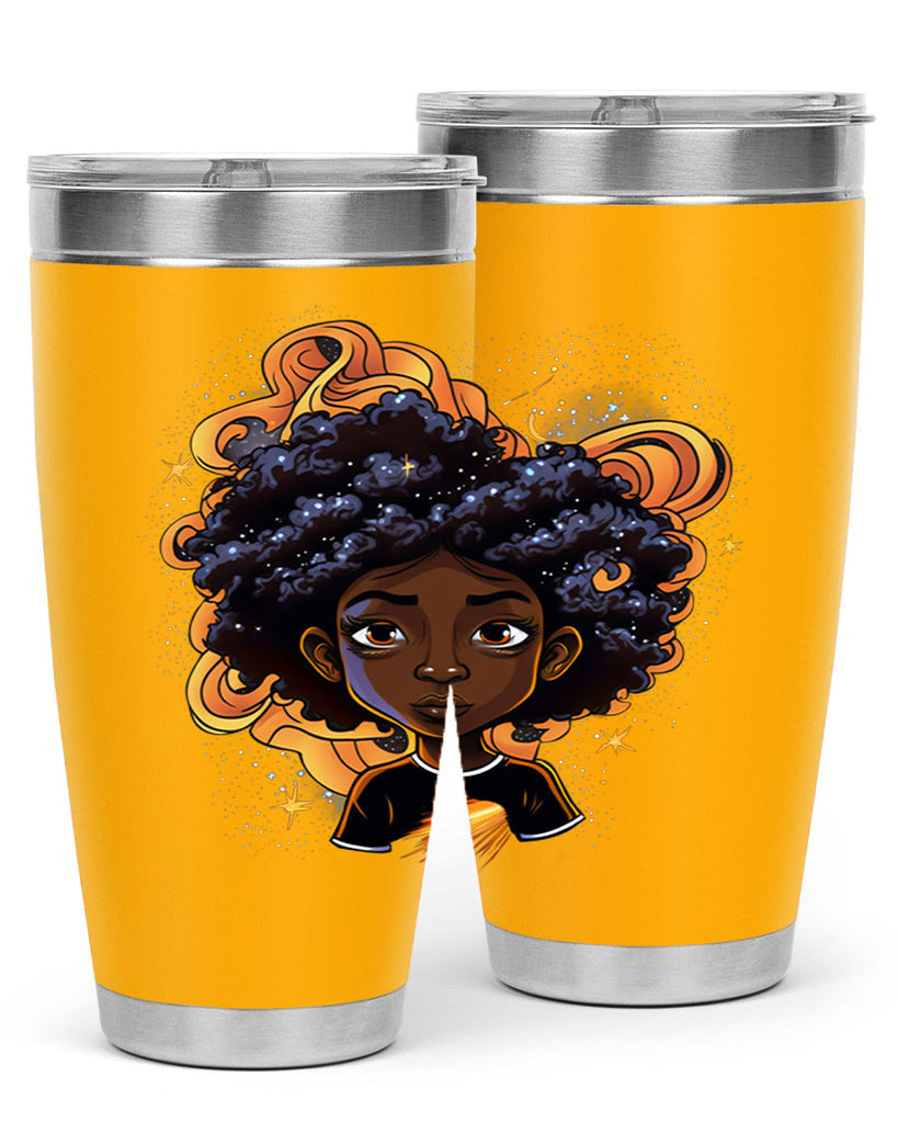 Sparkling Black Girl Design 12#- women-girls- Tumbler