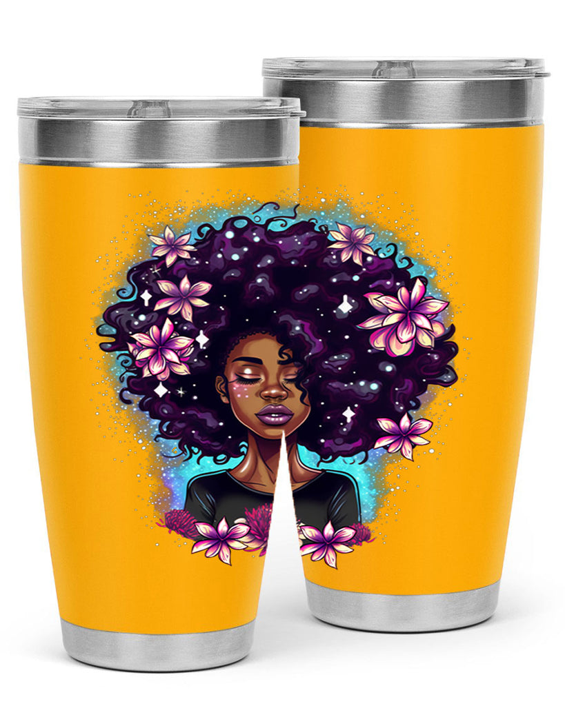 Sparkling Black Girl Design 3#- women-girls- Tumbler
