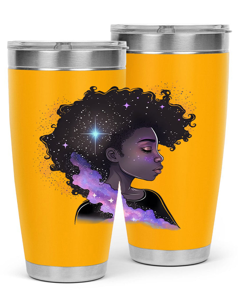 Sparkling Black Girl Design 4#- women-girls- Tumbler
