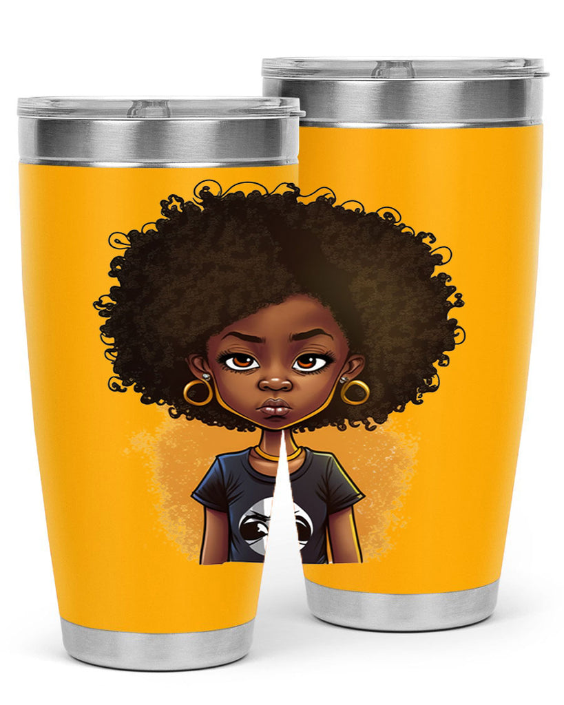 Sparkling Black Girl Design 8#- women-girls- Tumbler
