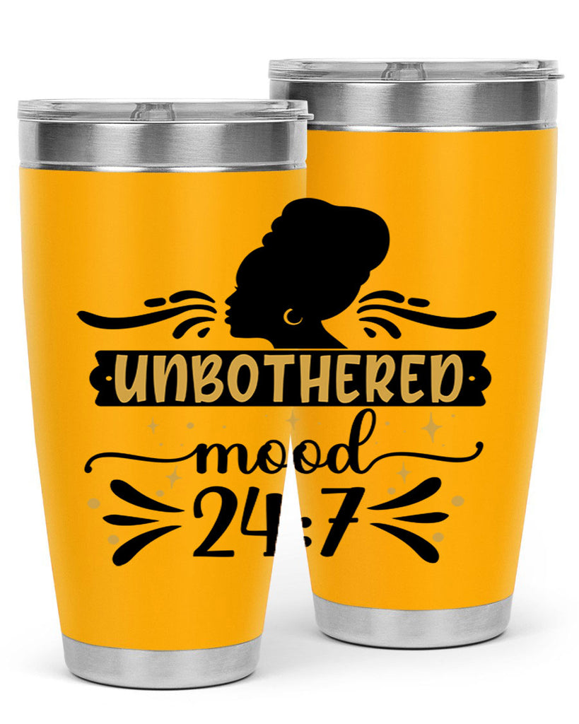 Unbothered mood Style 2#- women-girls- Tumbler