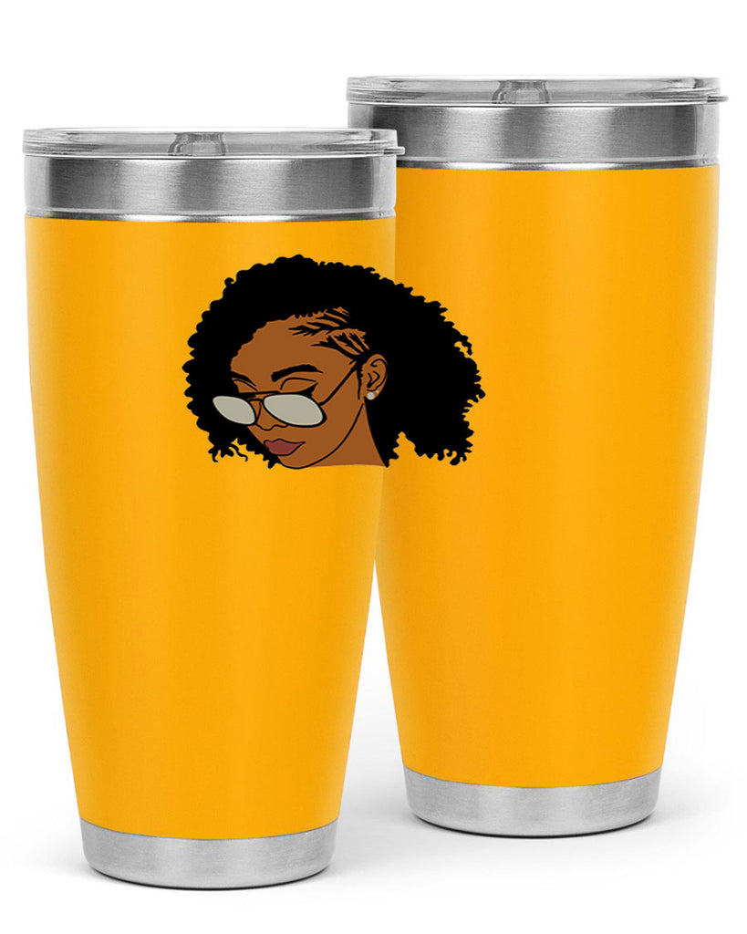 black afro 47#- women-girls- Tumbler