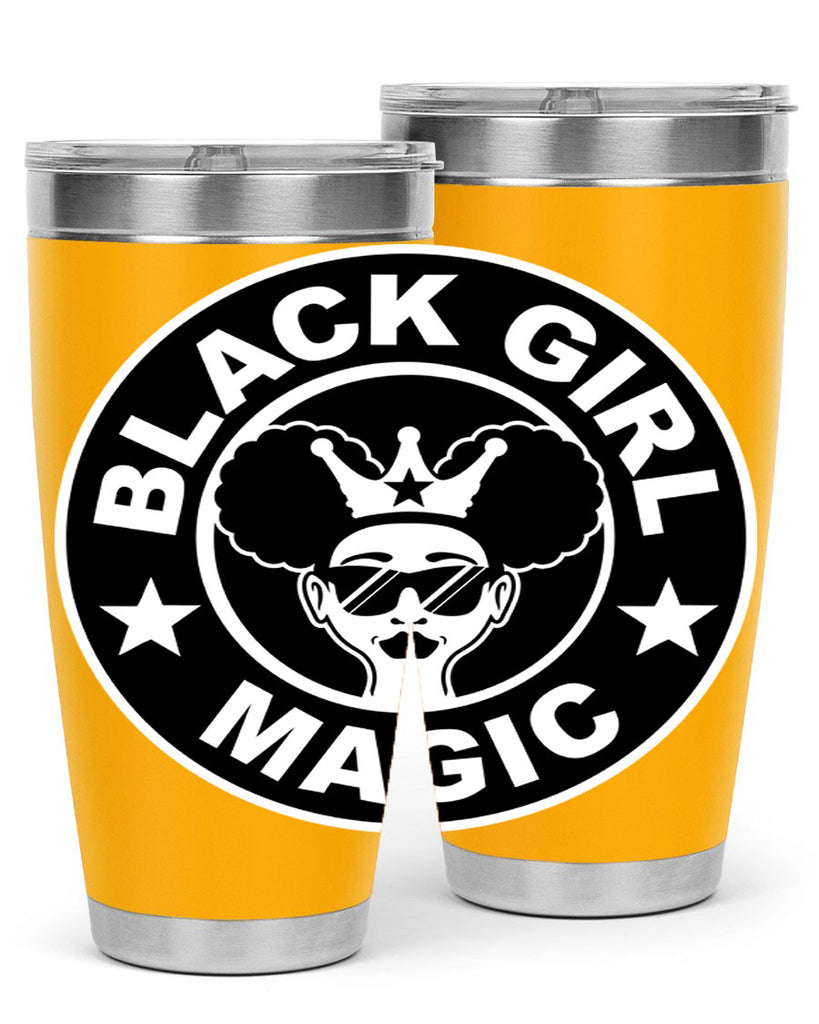 black girl magic coffee 57#- women-girls- Tumbler