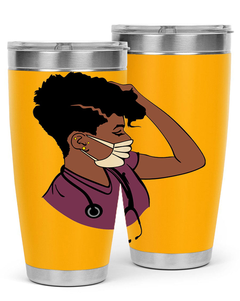 black nurse 1#- women-girls- Tumbler