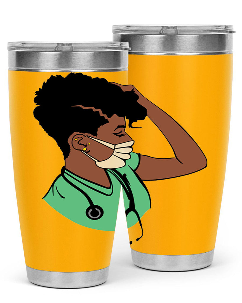 black nurse 2#- women-girls- Tumbler