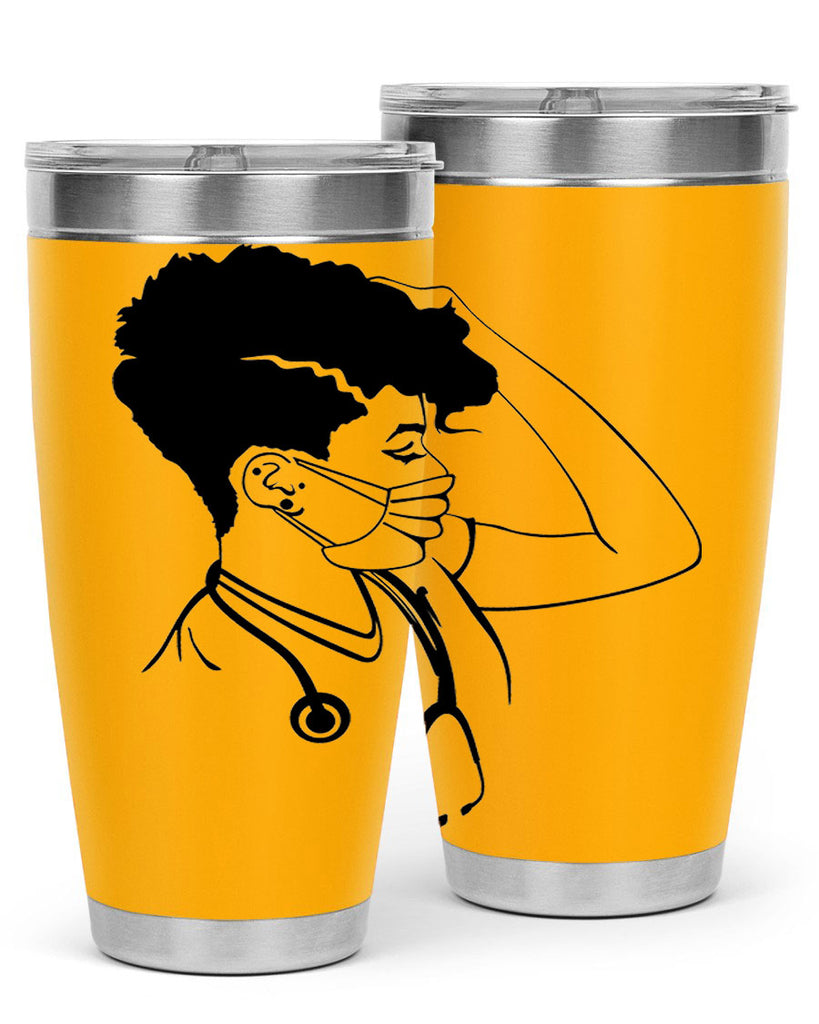 black nurse 3#- women-girls- Tumbler
