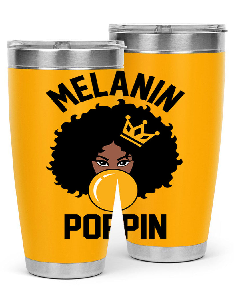 melanin poppin afro girl 25#- women-girls- Tumbler