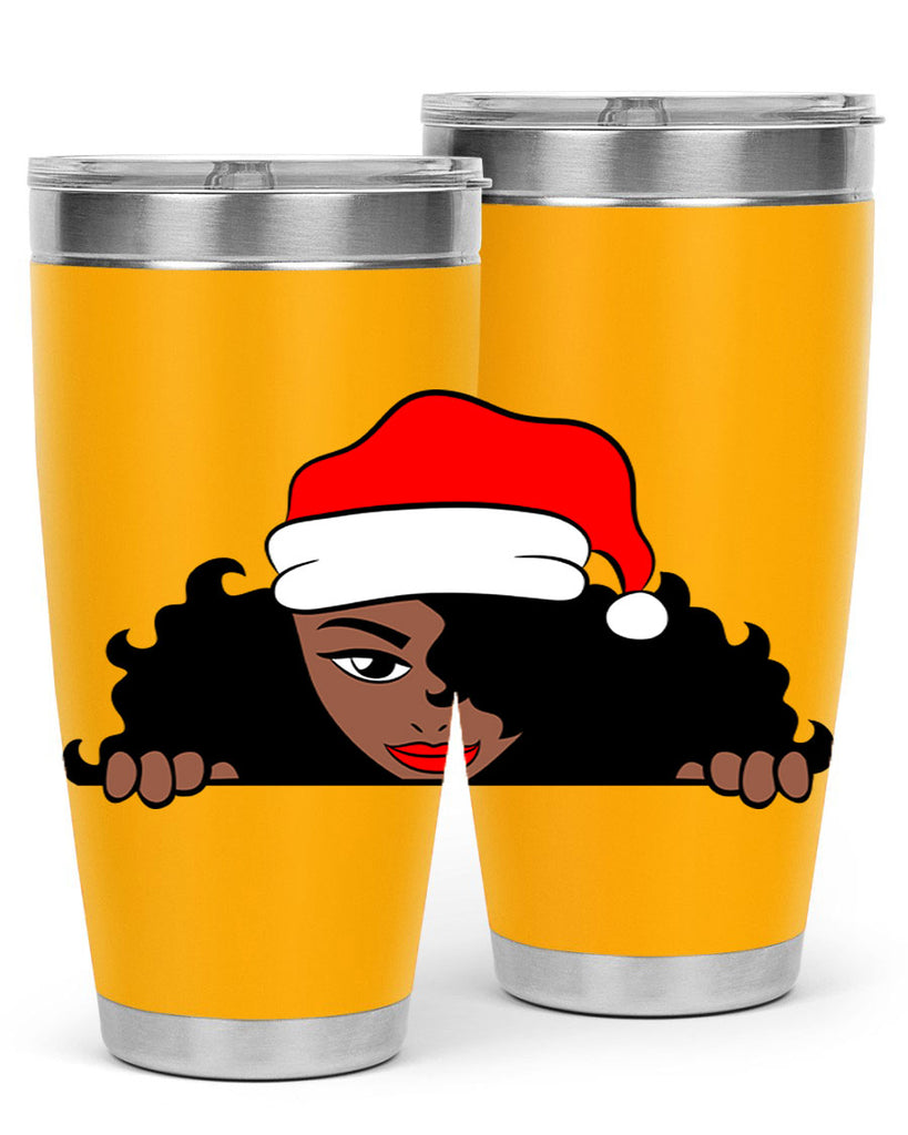 peekaboo santa girl 22#- women-girls- Tumbler