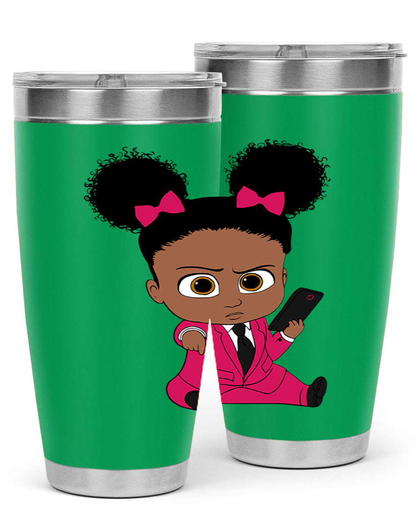 Black girl style 3#- women-girls- Tumbler