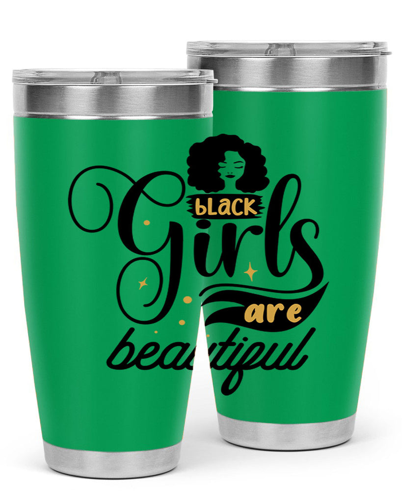 Black girls are beautiful Style 58#- women-girls- Tumbler
