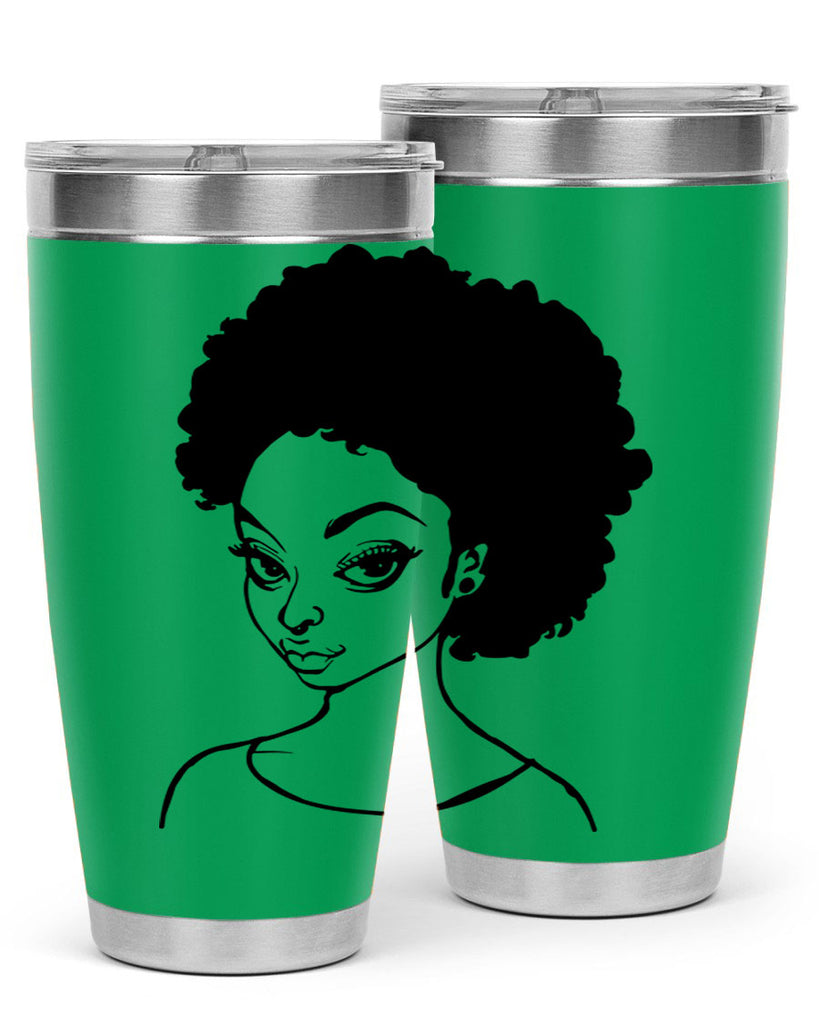 afro woman girl lady 68#- women-girls- Tumbler