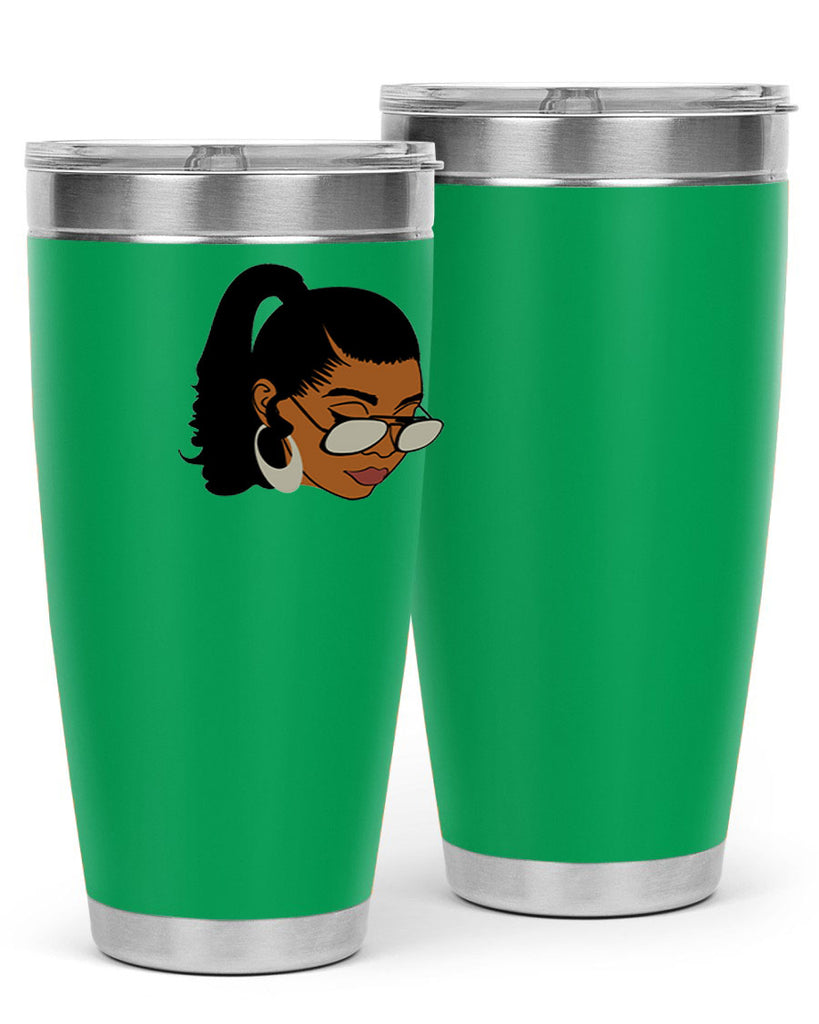 black afro 42#- women-girls- Tumbler