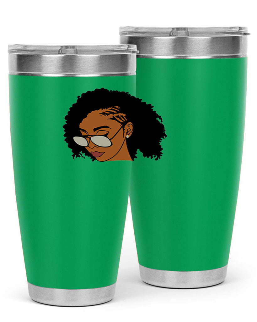 black afro 47#- women-girls- Tumbler