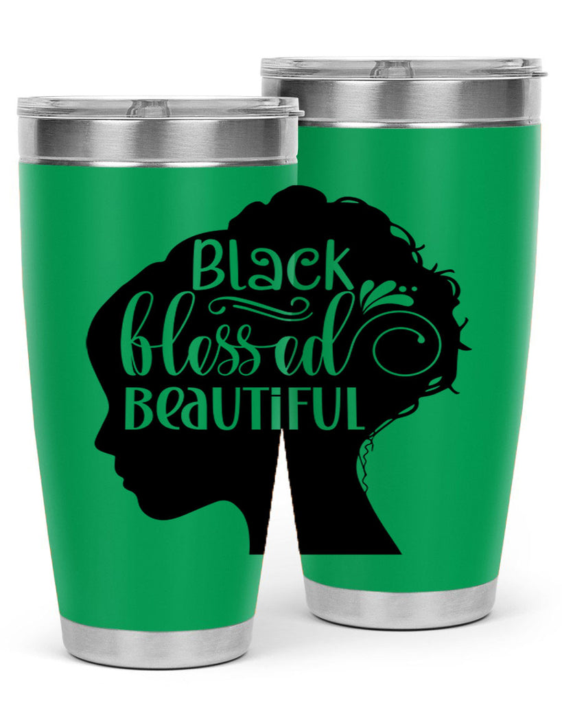 black blessed beautiful Style 62#- women-girls- Tumbler