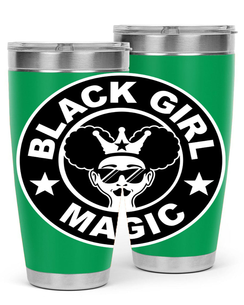black girl magic coffee 57#- women-girls- Tumbler