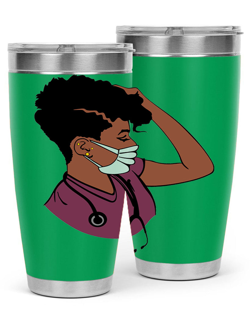 black nurse 1#- women-girls- Tumbler