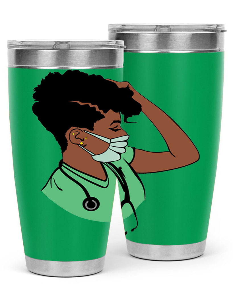 black nurse 2#- women-girls- Tumbler