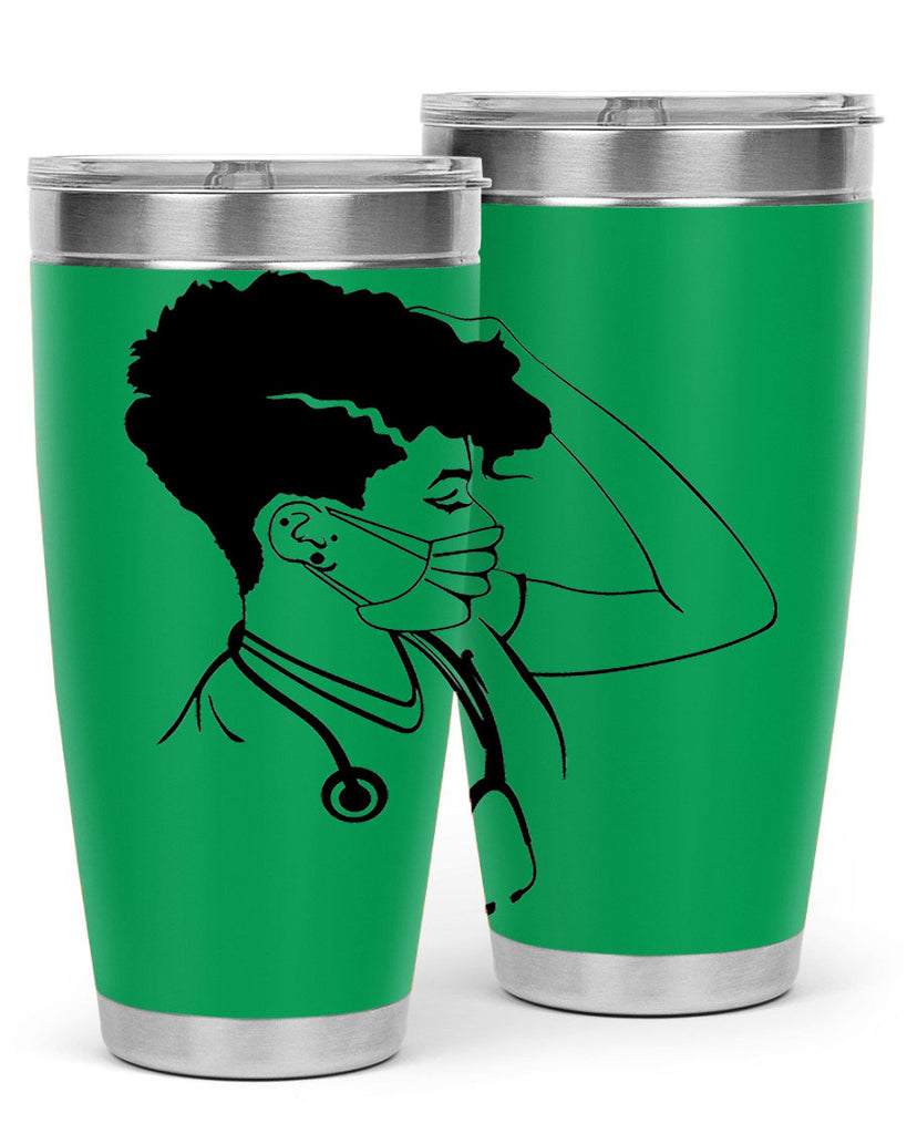 black nurse 3#- women-girls- Tumbler
