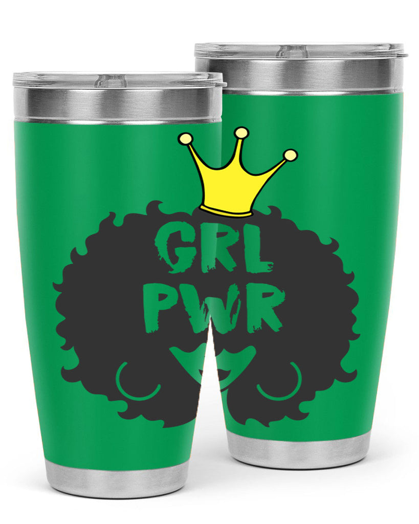 girl power with crown 34#- women-girls- Tumbler