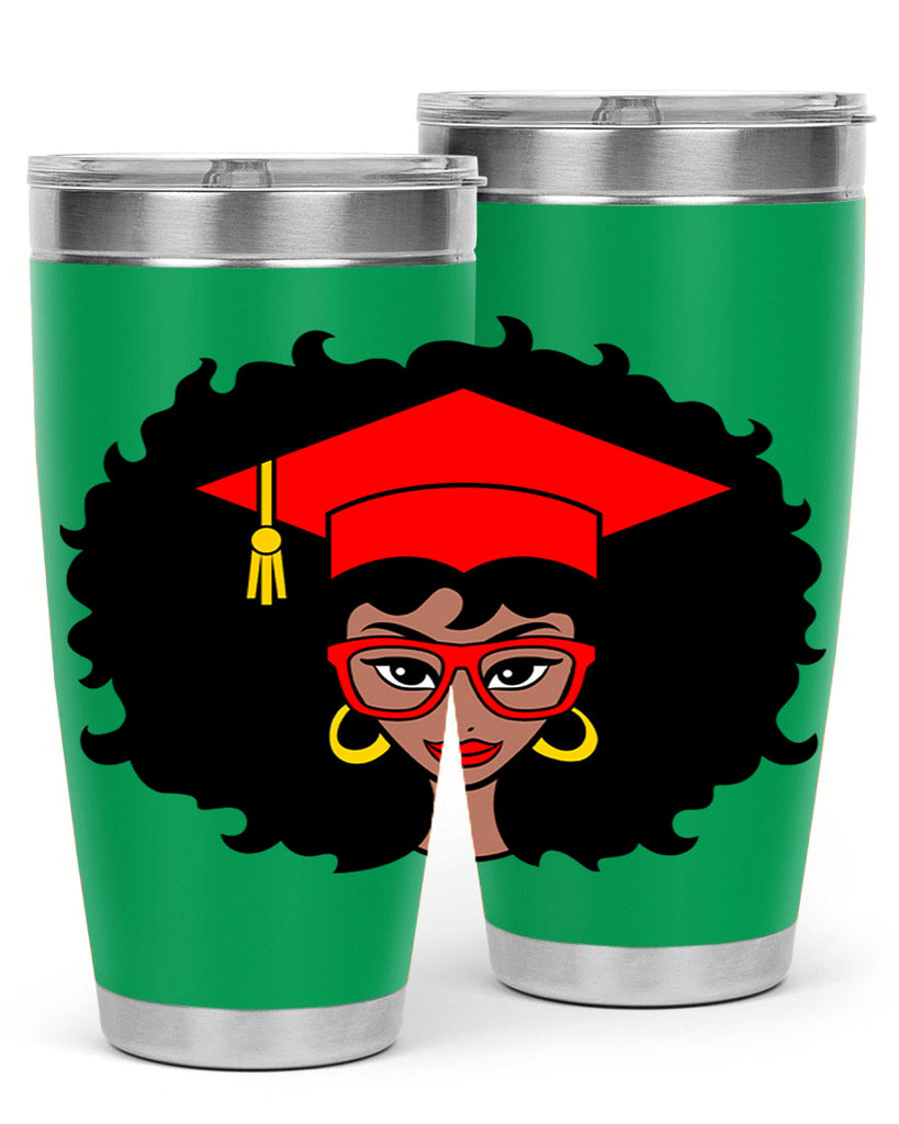 graduation black woman 32#- women-girls- Tumbler